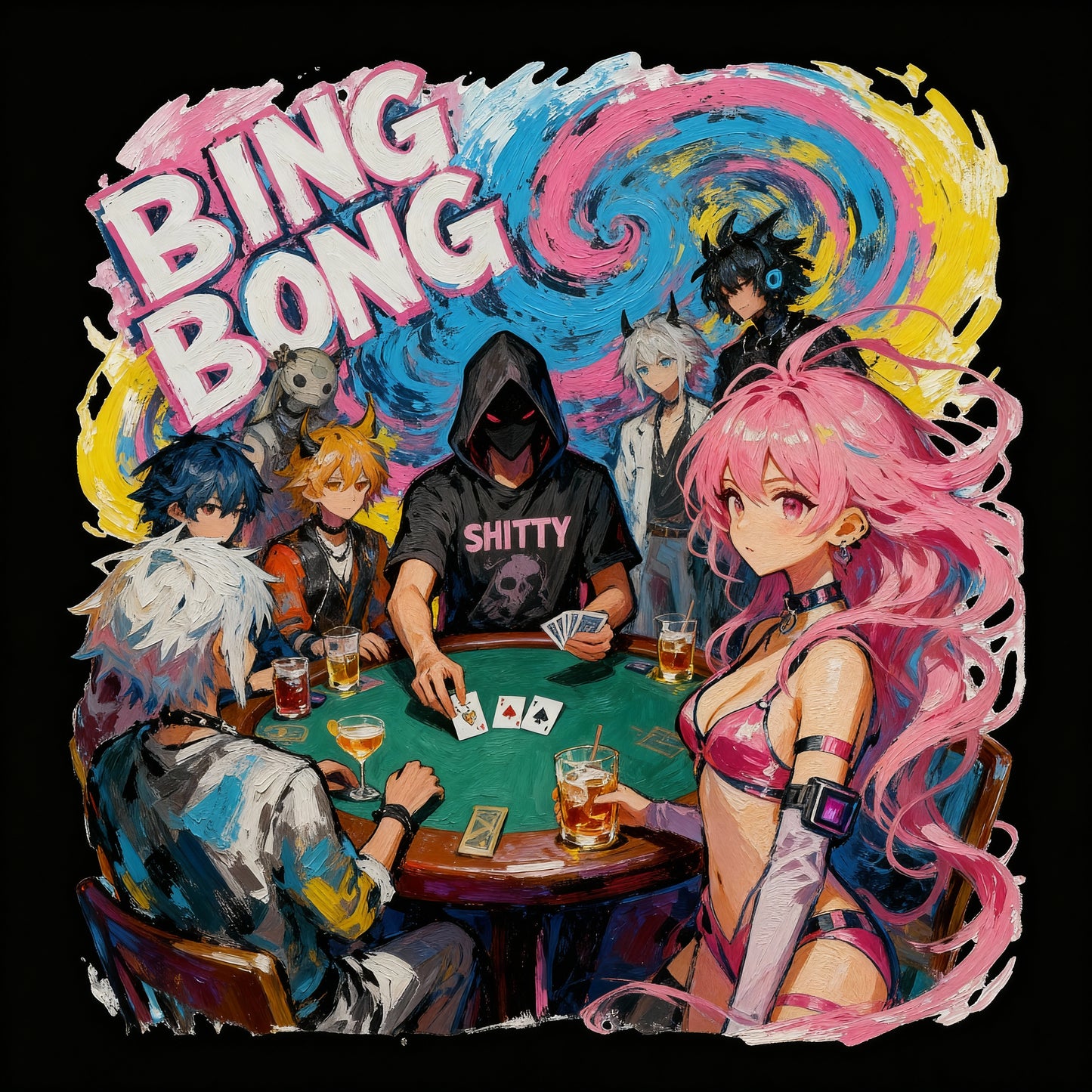 VRChat Cards Bing Bong Unisex T-Shirt